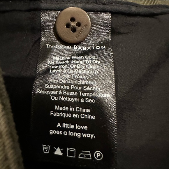 Aritzia The Group by Babaton Olive Green Walsh Wide Leg Pant size 6 women’s - Picture 7 of 11